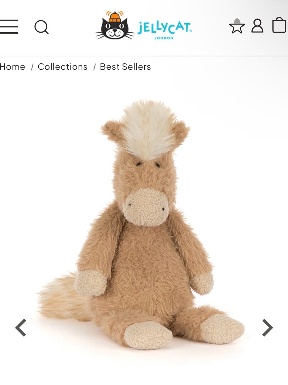 Jellycat - Canterneigh Pony